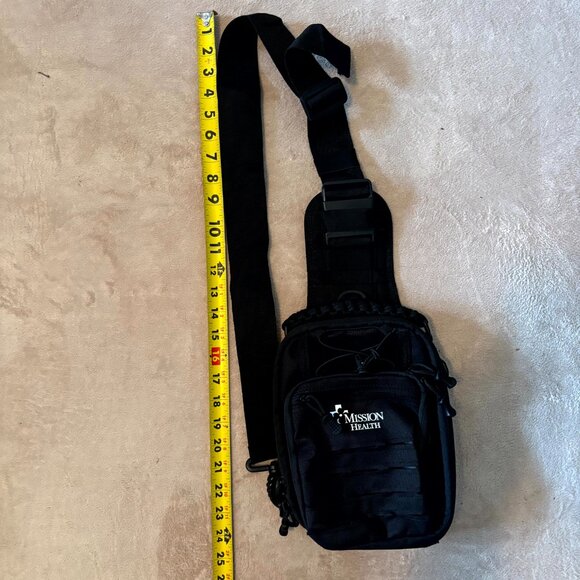 Branded Black Tactical Sling Bag Crossbody Utility EDC Pack - Picture 2 of 4